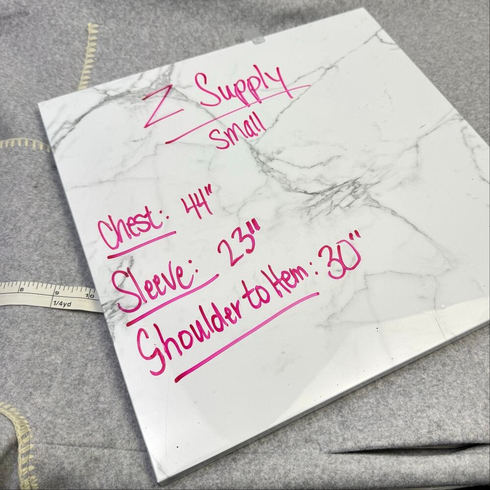 Z Supply Olivia Jacket Sz Small Whipstitch Accent Lagenlook Quiet Money Coastal - Picture 10 of 10